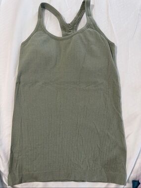 lululemon athletica Ribbed Racerback Tank - Olive